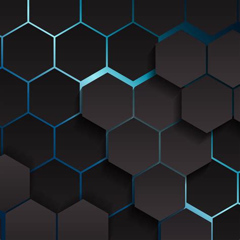 Elegant background glowing hexagon pattern 20562439 Vector Art at Vecteezy