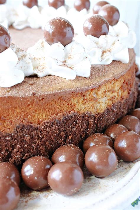 Malted Milk Ball Cheesecake Recipe - Kudos Kitchen by Renee