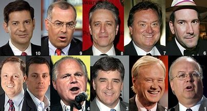 The most influential US political pundits: 10-1