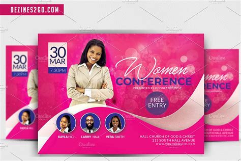 Free Womens Conference Flyer Templates | Master Template