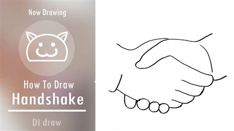 How to Draw Handshake Easy - YouTube