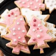 Christmas Tree Sugar Cookies - Shugary Sweets