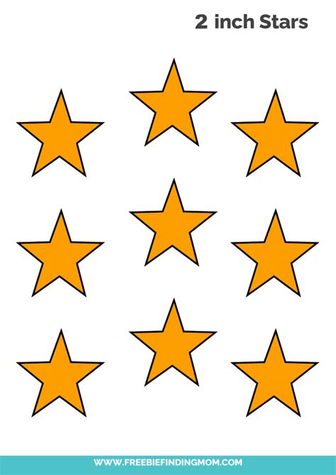 Free Printable Star Clipart For School Use