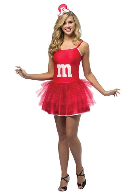 Women's M&M Red Party Dress - Halloween Costume Ideas 2023 | Red dress party, Dress halloween ...