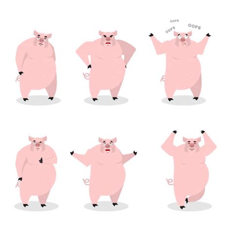 Pig Standing Up Illustrations, Royalty-Free Vector Graphics & Clip Art - iStock