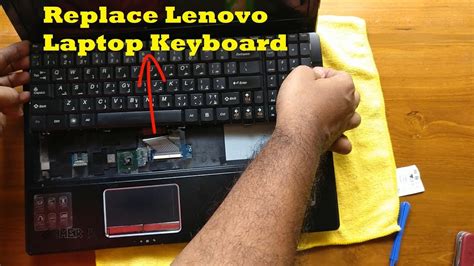 How To Replace The Faulty Keyboard In Lenovo Laptops - YouTube