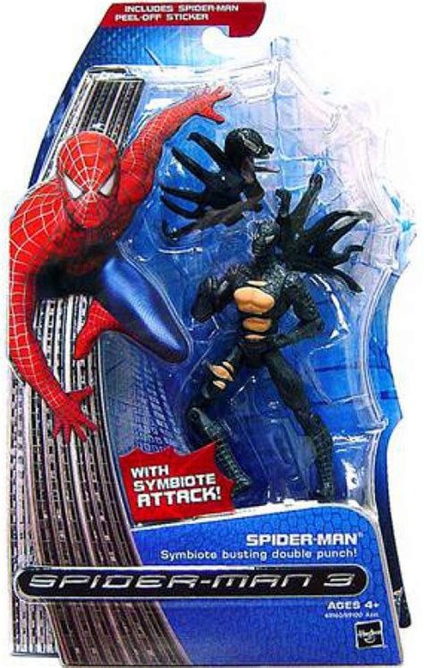 Spider-Man 3 Spider-Man 3 Spider-Man Action Figure Symbiote Busting ...