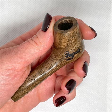 Small Brother Pipe, Custom Made Wooden Pipe for Smoking Herbs Great Gift for Smokers Can Be ...