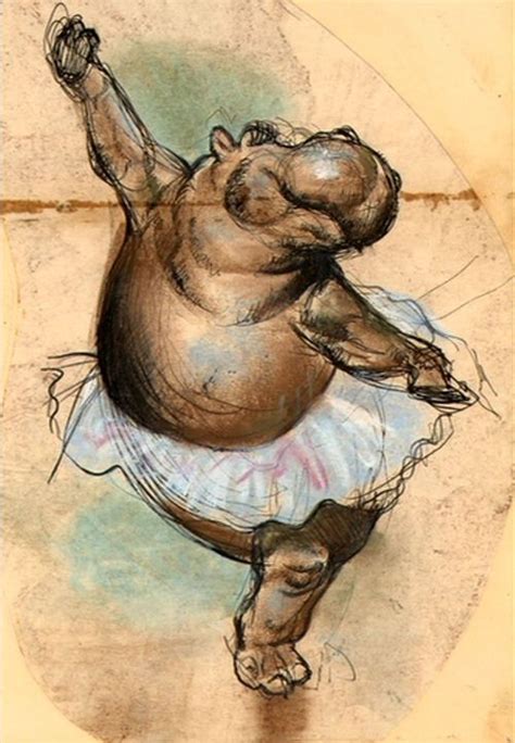 A ballerina hippo in a tutu image. Hippopotamus cartoon character design. | Art conceptuel ...