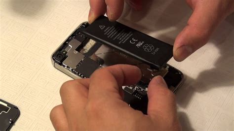 Apple iPhone 4s Battery Replacement - YouTube