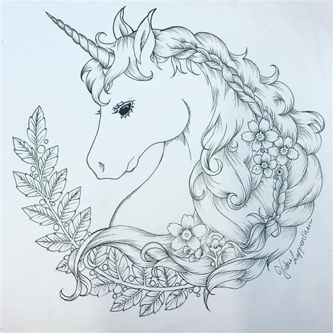 art artist doodle drawing zentangle illustration sketch painting doodledrawing unicorn ...