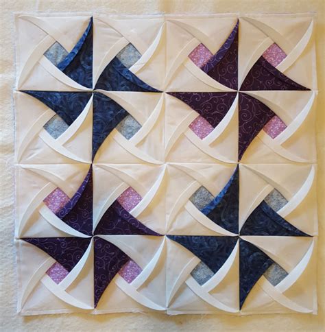 Pinwheel Surprise Quilt Block Pattern Origami