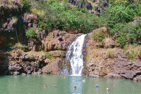 Waimea Falls Trail (views!) 🌴 Hike to Waimea Valley waterfalls on the ...