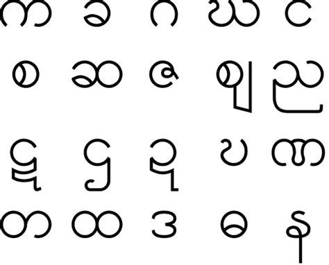 Myanmar Alphabet Font | Oppidan Library