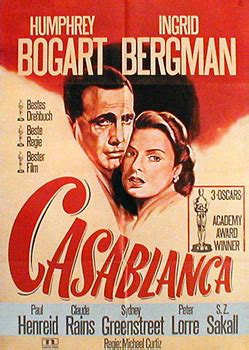 Poster Casablanca / Amazon Com Casablanca 1942 27 X 40 Movie Poster Italian Style A Lithographic ...