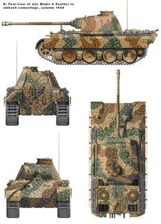 Panther tank camouflage on Pinterest