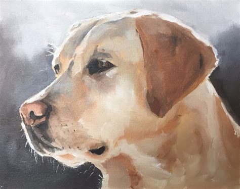 Labrador Dog Art PRINT Wall Art from original oil painting by James ...