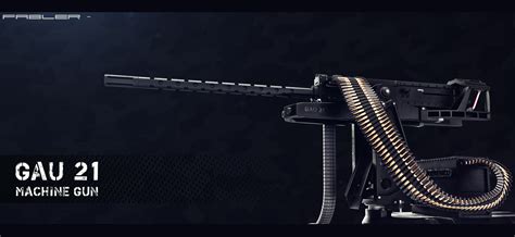 GAU 21 Machine gun by Fabler-3Dworks on DeviantArt