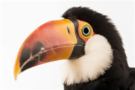 Premium AI Image | A close up of a toucan's beak