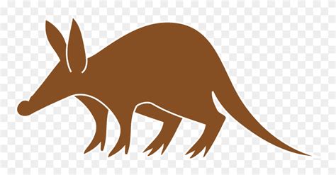 Aardvark Silhouette Clipart (#5369787) - PinClipart