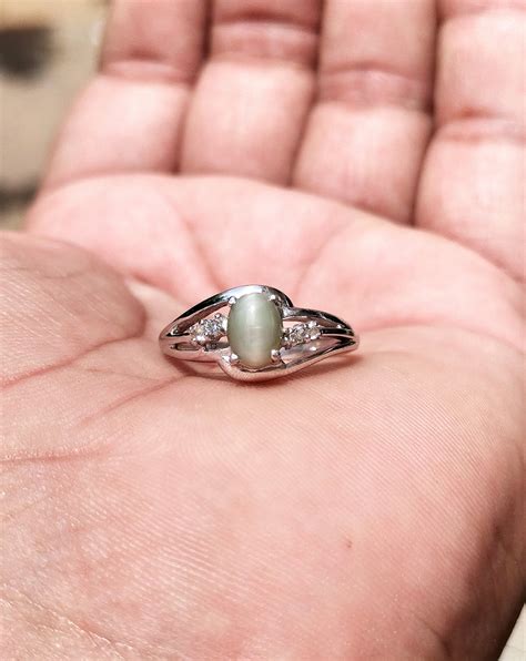 Natural Cat's Eye Ring-Cat's Eye Chrysoberyl-Cat's | Etsy