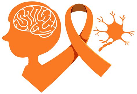 Orange Awareness Ribbon Pins - Leukemia, Adhd, Melanoma, Malnutrition, Multiple Sclerosis ...