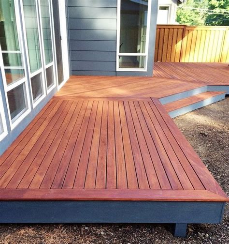 Inspiring Wooden Deck Patio Design Ideas For Your Outdoor Decor - The roof-like structure often ...