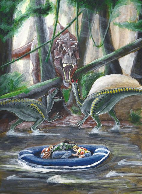 Jurassic Park novel illustration #2 by eatalllot on DeviantArt