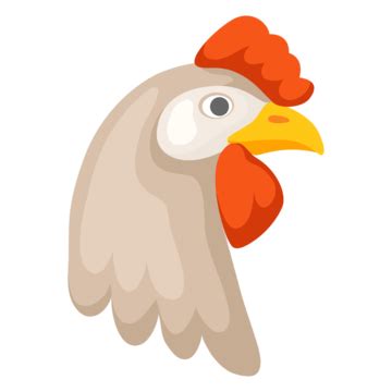 Chicken Head Clipart Transparent PNG Hd, Chicken Head Cartoon, Chicken ...