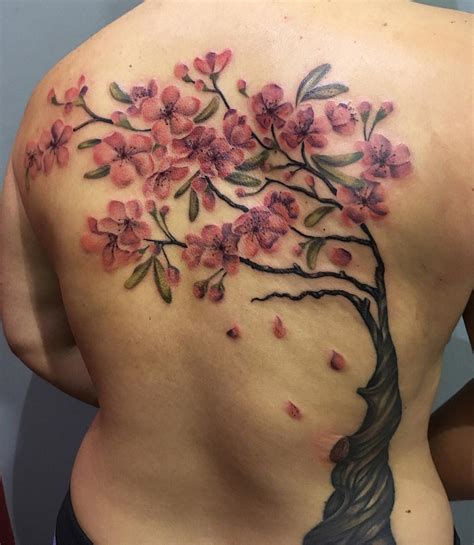 Japanese Cherry Tree Tattoo