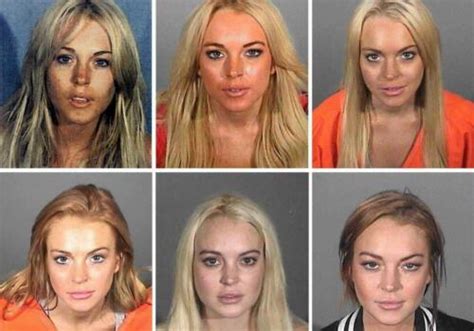 LINDSAY LOHAN MUGSHOT GLOSSY POSTER PICTURE PHOTO BANNER arrest drugs ...