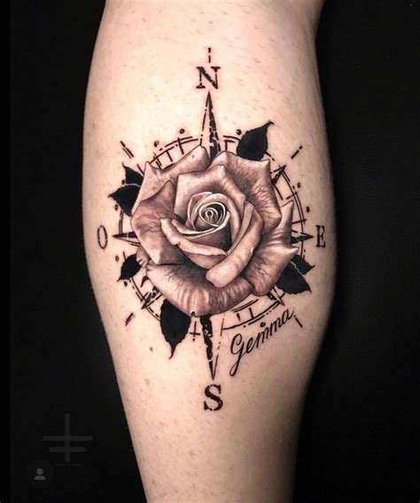 Compass Rose Tattoo Designs & Meanings - tattoogenda.com