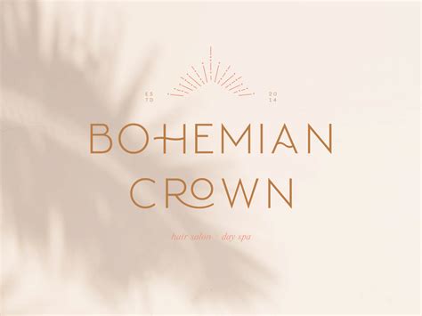 Bohemian Style Logo for Hair Salon by Kadyn Puthoff on Dribbble