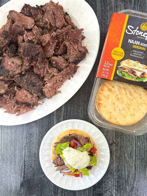 Slow Cooker Greek Lamb Recipe | for gyros or low carb salads!