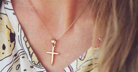 Gold cross necklaces · Free Stock Photo