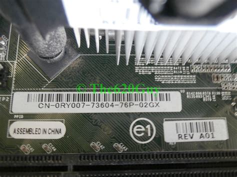 Dell Inspiron 530 Motherboard G33M02 RY007 +C2D E4400 2.0GHz G679R CU409 K216C - The620Guy.com