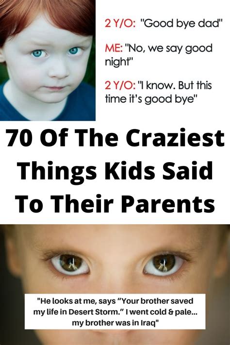 70 Of The Craziest Things Kids Said To Their Parents | Things kids say, Really funny pictures ...