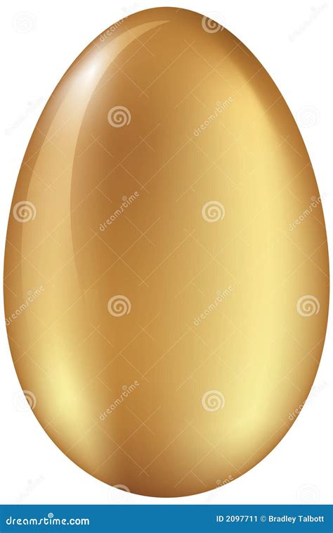 Shiny Golden Egg Stock Image - Image: 2097711