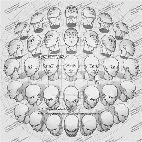HEADS - DIFFERENT ANGLES PERSPECTIVE by marvelmania on DeviantArt | Perspective drawing lessons ...