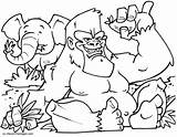 Silverback Gorilla Coloring Pages At GetDrawings  Free Download sketch template