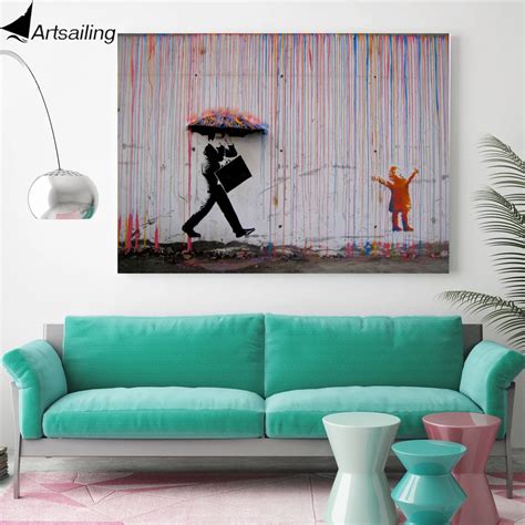 Popular Canvas Art Banksy-Buy Cheap Canvas Art Banksy lots from China ...