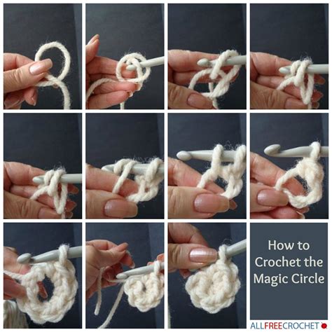 How to Crochet a Magic Circle | Magic circle crochet, Crochet stitches for beginners, Crochet ...