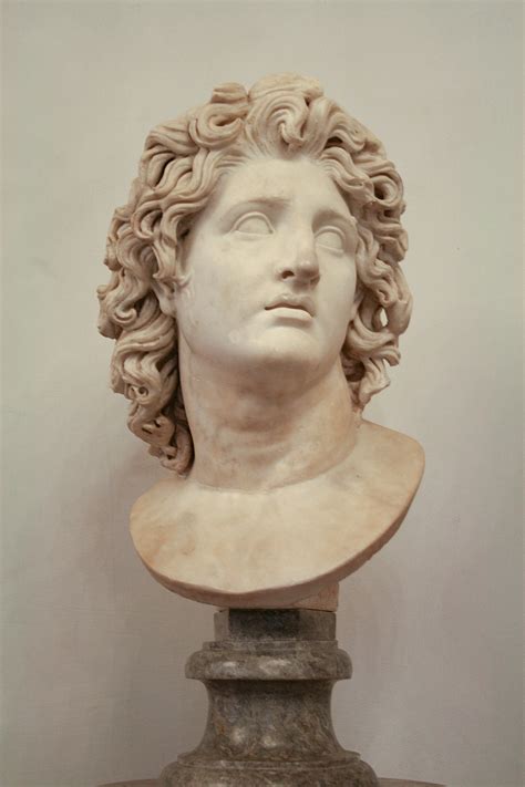 ganymedesrocks:Alexander the Great, as Helios - Marble, Roman copy after a late 3rd to early 2nd ...