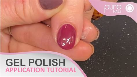 Pure Nails Gel Polish Application Tutorial - YouTube