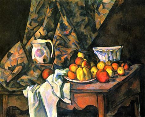 Still Life with Flower Holder, 1905 - Paul Cezanne - WikiArt.org