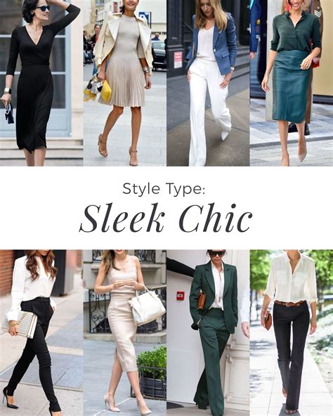 Style Type: Sleek Chic | Sleek fashion, Chic clothing style, Chic outfits