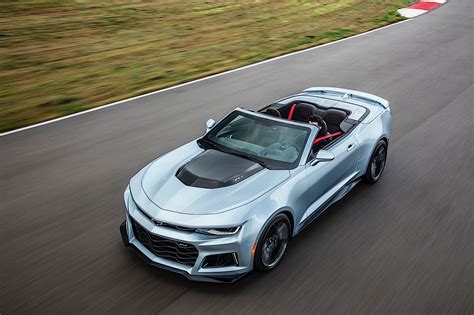 2017 Chevrolet Camaro ZL1 Convertible Brings Its Soft Top in New York ...