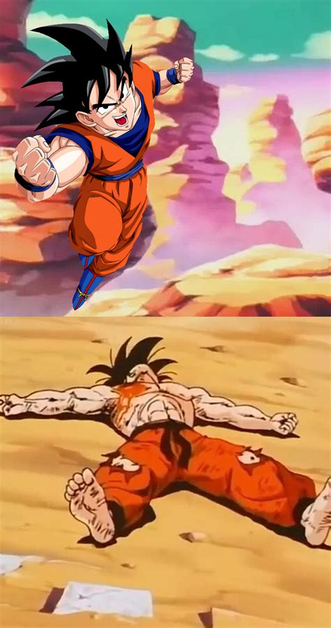 goku defeated Blank Template - Imgflip