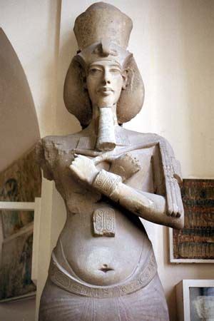 Akhenaton, from the temple of Aton, Karnak, Egypt, 18th Dynasty, ca ...