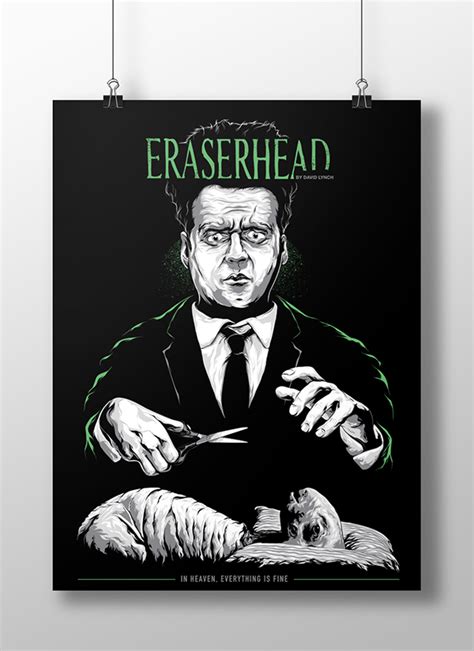 Eraserhead poster on Behance